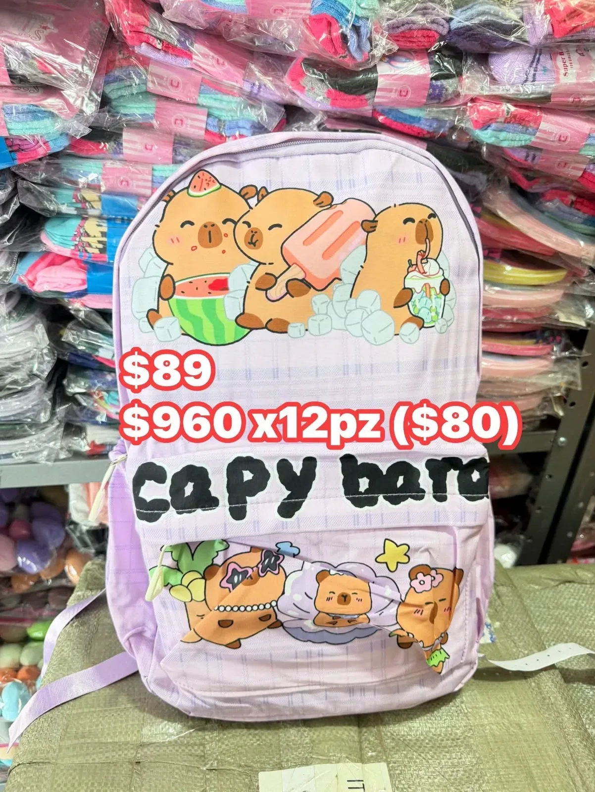 MOCHILAS CAPIBARA