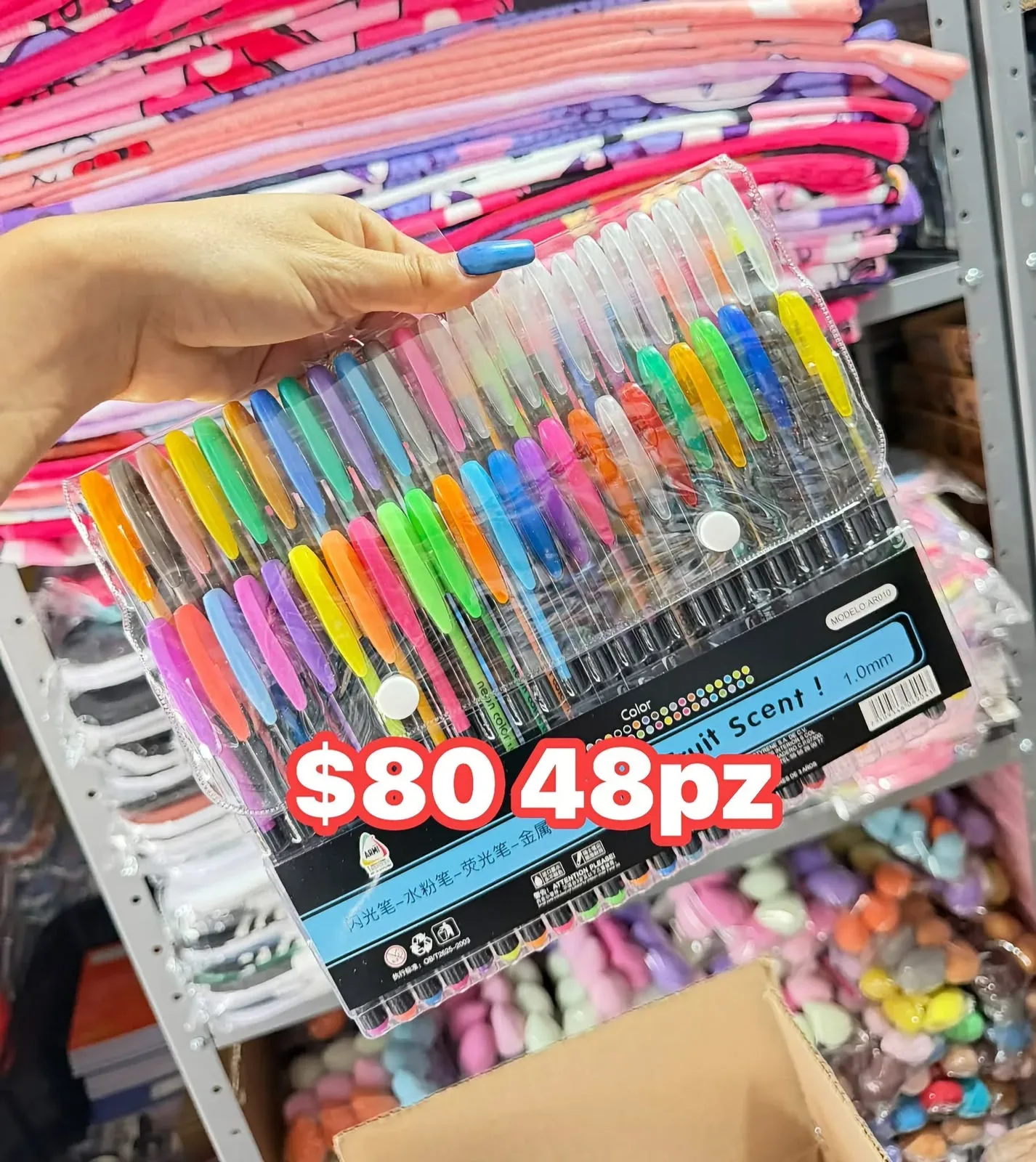 PLUMAS GEL 48PZ